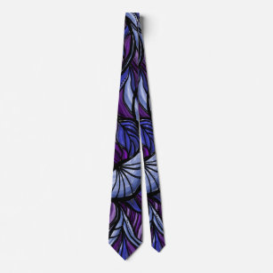 Abstrakte lila krawatte