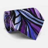 Abstrakte lila krawatte (Gerollt)