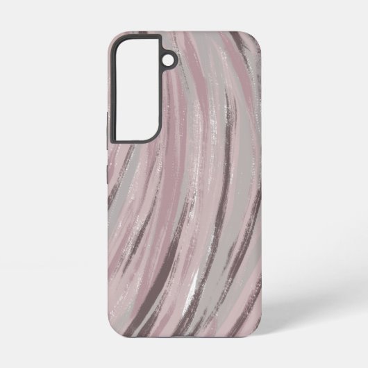 Abstrakte Lila Linie Samsung Galaxy Hülle (Rückseite)