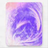 Abstrakte Lila Lüster und Glühwürmchen Mousepad (Vorne)