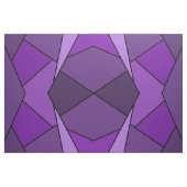 Abstrakte lila Polygon-geometrisches Form-Gewebe Stoff (Fat Quarter (45,7 x 55,9 cm))