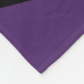 Abstrakte Lila Polygonen Fleecedecke (Ecke)