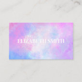 Abstrakte Lila QR-Code-Visitenkarte Visitenkarte (Vorderseite)