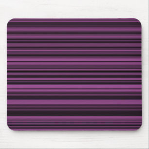 Abstrakte lila schwarze Streifen Mousepad