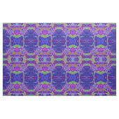 Abstrakte lila Sonnenblume | Retrofunky Stoff (Fat Quarter (45,7 x 55,9 cm))