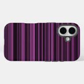 Abstrakte Lila Streifen Case-Mate iPhone Hülle (Rückseite (Horizontal))