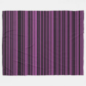 Abstrakte Lila Streifen Fleecedecke (Vorderseite (Horizontal))
