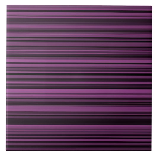 Abstrakte Lila Streifen Fliese (Vorderseite)