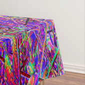 Abstrakte Lila und Blue Hydrangea mit Magenta Tischdecke (Beispiel)