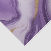 Abstrakte Lila und Imitats Gold Glitzer Marmor Seidenpapier (Ausschnitt)