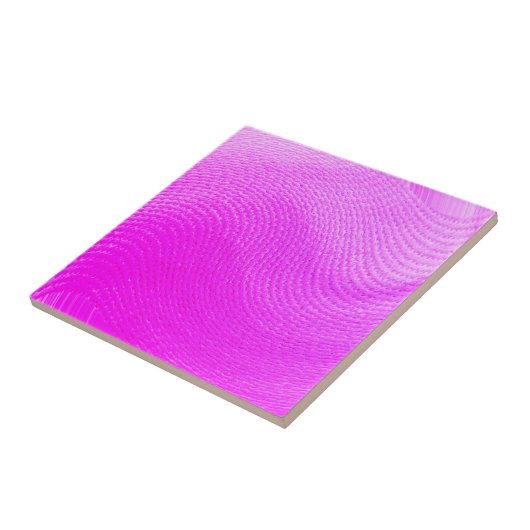 Abstrakte Lila Wellen Cersmic Tile Fliese (Seite)