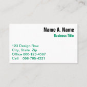 Abstrakte Lila Wellen über Aquamarine Vorlage Visitenkarte (Rückseite)