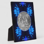 Abstrakte Lily Lotus Blume Erstellen Sie Ihr eigen Fotoplatte (Seite)