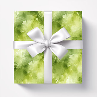 Abstrakte Limettenfarbe Geschenkpapier