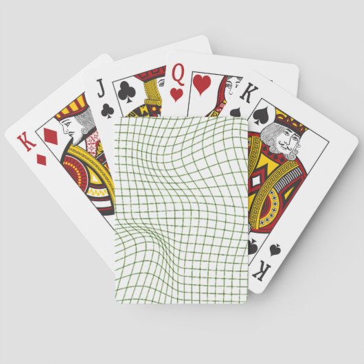 Abstrakte Line-Art-Spielkarten Spielkarten (Rückseite)