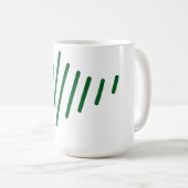 Abstrakte Line Art Tasse (VorderseiteRechts)