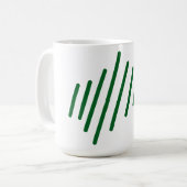 Abstrakte Line Art Tasse (Vorderseite Links)