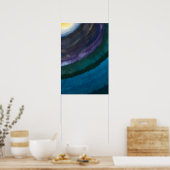 Abstrakte Lines Art Collection Poster (Küche)