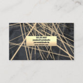 Abstrakte Lines Visitenkarte (Rückseite)