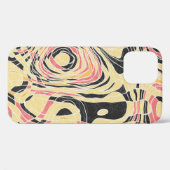 Abstrakte Linie Geo-Muster, topographisches Design Case-Mate iPhone Hülle (Rückseite (Horizontal))
