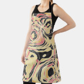 Abstrakte Linie Geo-Muster, topographisches Design Schürze (InSitu)