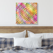Abstrakte Linie Kunst Leinwanddruck (Insitu (Schlafzimmer))