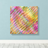 Abstrakte Linie Kunst Leinwanddruck (Insitu (Holzboden))