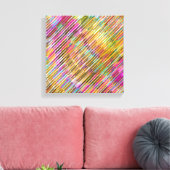 Abstrakte Linie Kunst Leinwanddruck (Insitu (Wohnzimmer))