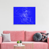 Abstrakte Linie Leinwanddruck (Insitu (Wohnzimmer))