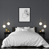 Abstrakte Linie Poster