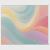 Abstrakte Linie Rainbow Geschenkpapier (Flach)