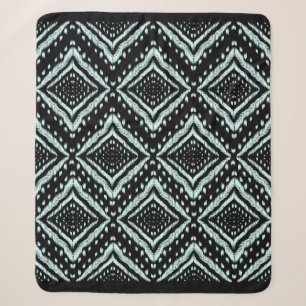 Abstrakte Linie, schön, Ikat nahtlos, B Sherpadecke