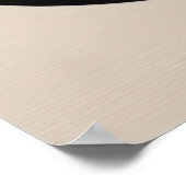 Abstrakte Linie und Circle Moderne Kunst in Beige Poster (Ecke)