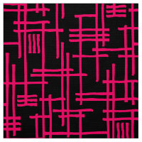 Abstrakte Linien 120923 - Neon Red on Black