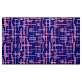 Abstrakte Linien 120923 - Rosa auf dunkelblau Stoff (Fat Quarter (45,7 x 55,9 cm))