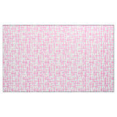 Abstrakte Linien 120923 - Rosa auf Weiß Stoff (Yard (91,4 cm))