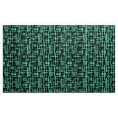 Abstrakte Linien 120923 - Türkis auf Schwarz Stoff (Yard (91,4 cm))