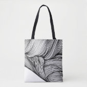 Abstrakte Linien auf Ihrer Tasche (Vorderseite)
