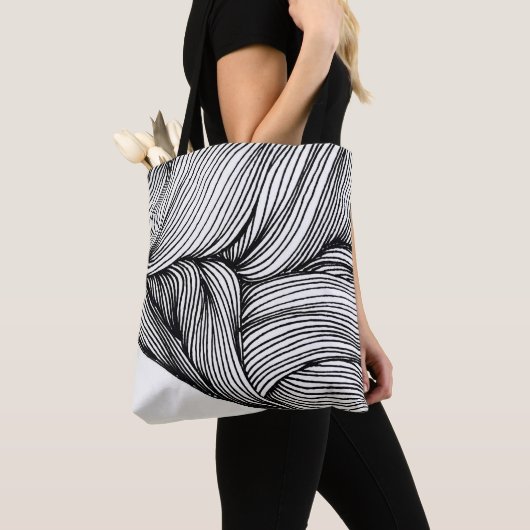 Abstrakte Linien auf Ihrer Tasche (Von Nahem)