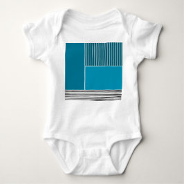 Abstrakte Linien Baby Strampler