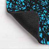 Abstrakte Linien - blau Mousepad (Ecke)