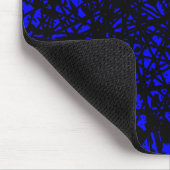 Abstrakte Linien - blau Mousepad (Ecke)