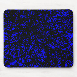 Abstrakte Linien - blau Mousepad