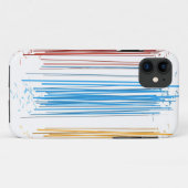 Abstrakte Linien Case-Mate iPhone Hülle (Rückseite (Horizontal))