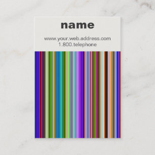 Abstrakte Linien der Color Business Card Visitenkarte