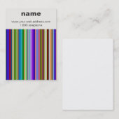 Abstrakte Linien der Color Business Card Visitenkarte (Vorne/Hinten)