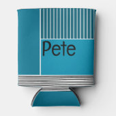 Abstrakte Linien Dosenkühler (Vorderseite)