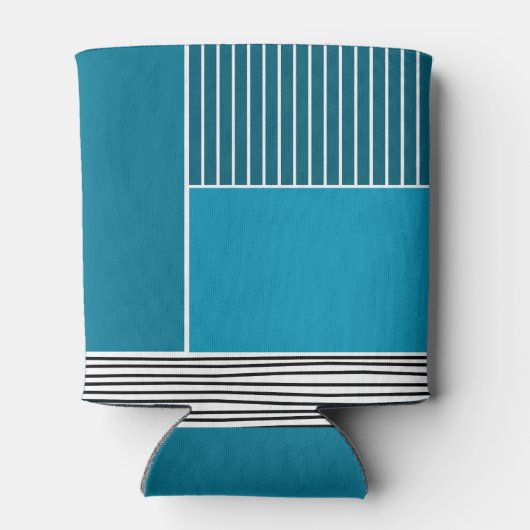 Abstrakte Linien Dosenkühler (Rückseite)