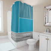 Abstrakte Linien Duschvorhang (Beispiel)