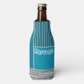 Abstrakte Linien Flaschenkühler (Flaschenvorderseite)